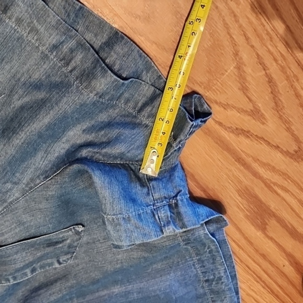 Encrime 100 % tencel shorts NWT removable belt - Picture 3 of 9